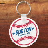 Porte-clés Baseball de Boston (Recto)