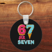 Porte-clés Baseball Drip Number 67 Player 67 Meme Ice Cream D (Recto)