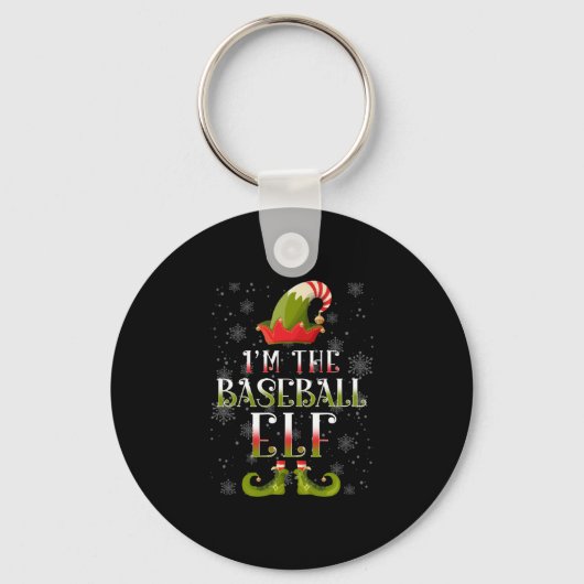 Porte-clés Baseball Elf Christmas (Recto)