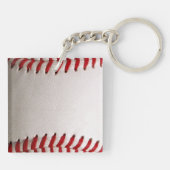 Porte-clés Baseball et Softball Couture Rouge (Dos)