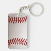Porte-clés Baseball et Softball Couture Rouge (Dos)