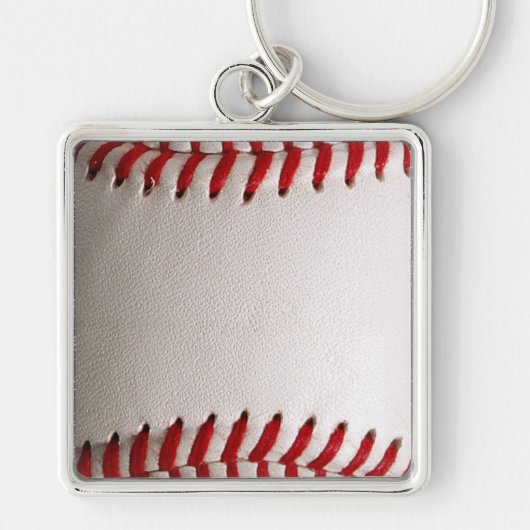Porte-clés Baseball et Softball Couture Rouge (Devant)
