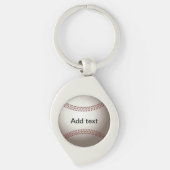 Porte-clés BASEBALL : Modèle classique de baseball (Devant)