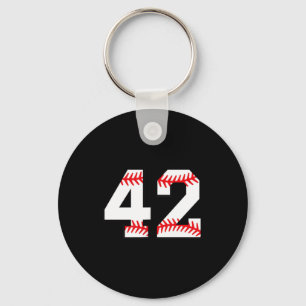 Porte-clés Baseball numéro 42 1
