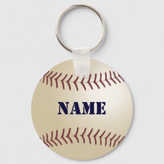 Porte-clés Baseball Personalized Keychain (Recto)
