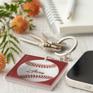 Porte-clés Baseball Personnalisé