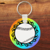 Porte-clés baseball. tribal. (Recto)