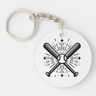 Porte-clés baseball vintage
