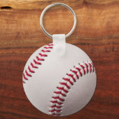 Porte-clés Baseballs - Personnaliser Baseball Arrière - plan  (Recto)