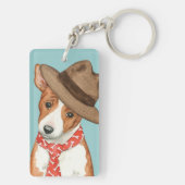 Porte-clés Basenji Papa (Dos)