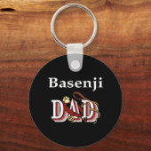 Porte-clés basenji papa Porte - clé (Recto)