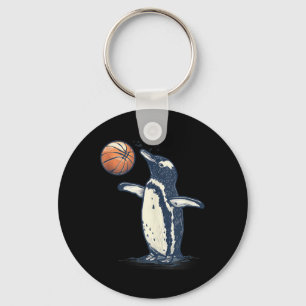 Porte-clés Basket-ball Animal Art Penguet Basketball Lover Dr