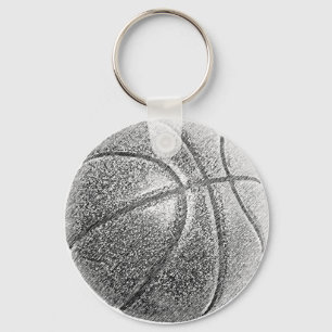 Porte-clés Basket-ball avec effet crayon