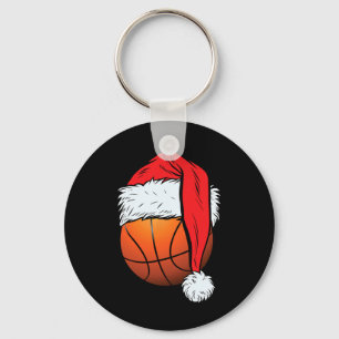 Porte-clés Basket-ball Christmas Ball Santa Hat Xmas Boys Hom