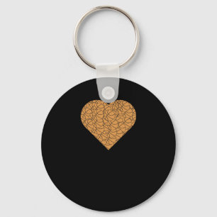 Porte-clés Basket-ball Coeur Love Design