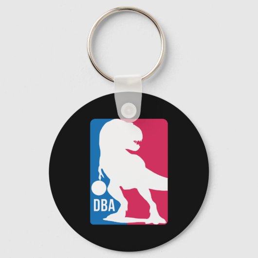 Porte-clés Basket-ball Dinosaur amusant (Recto)