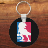 Porte-clés Basket-ball Dinosaur amusant (Recto)