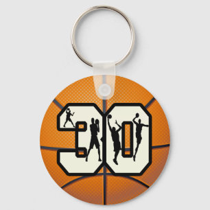 Porte-clés Basket-ball du numéro 30