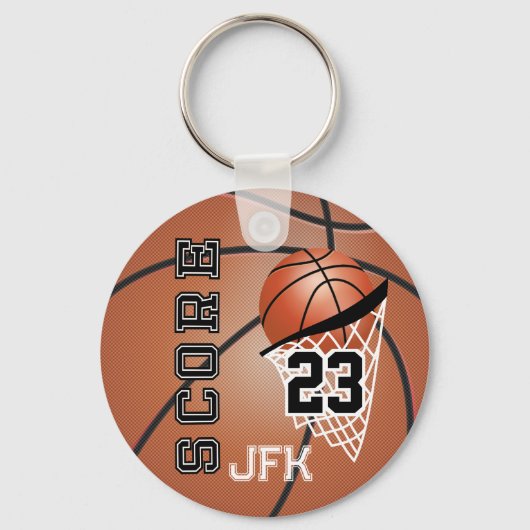 Porte-clés Basket-ball du Personalized (Verso)