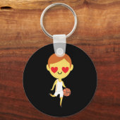 Porte-clés Basket-ball Emoji (Recto)