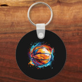 Porte-clés Basket-Ball En Art Design 1 (Recto)