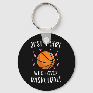 Porte-clés Basket-ball For Girls Just A Girl Who Loves Basket