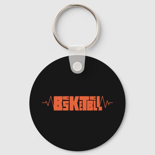 Porte-clés Basket-ball Heartbeat (2) (Recto)
