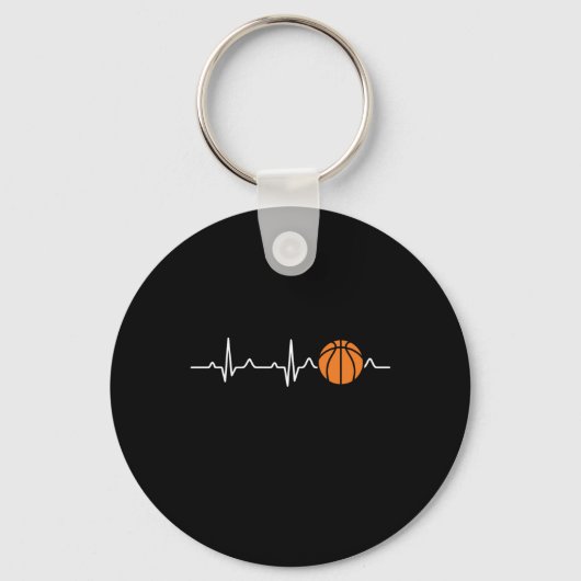 Porte-clés Basket-ball Heartbeat 4 (Recto)