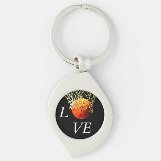 Porte-clés Basket-ball I Love