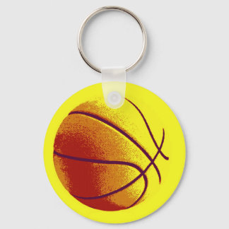 Porte-clés Basket-ball Jaune Orange