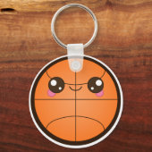 Porte-clés Basket-ball Kawaii (Recto)