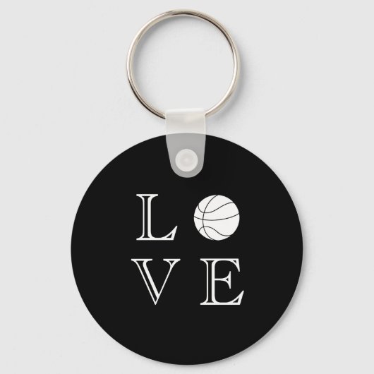 Porte-clés Basket-ball Lover Ball 1 (Recto)