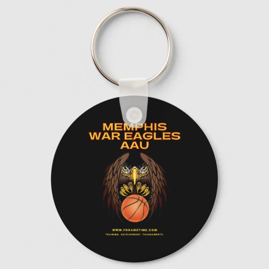 Porte-clés Basket-ball Memphis War Eagles Aau (Recto)