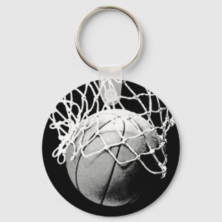 Porte-clés Basket-ball noir et blanc