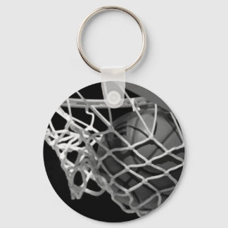 Porte-clés Basket-ball noir et blanc