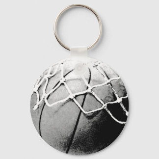 Porte-clés Basket-ball noir et blanc, Hoop, Porte - clé net