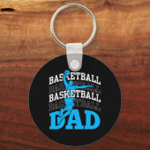 Porte-clés Basket-ball Papa Coach Team Match Joueur Père Dadd (Recto)