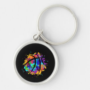 Porte-clés Basket-ball vintage Graphisme Design Cool Basketba
