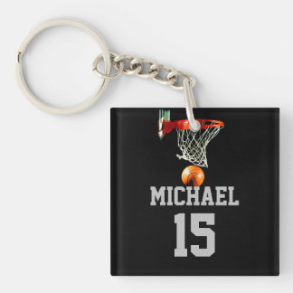 Porte-clés Basket-ball Votre nom