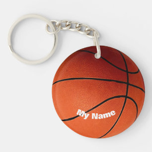 Porte-clés Basket-ball Votre nom Personnalisé
