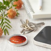 Porte-clés Basket-ball Votre nom Personnalisé (Côté)