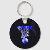 Porte-clés Basket bleu (Recto)