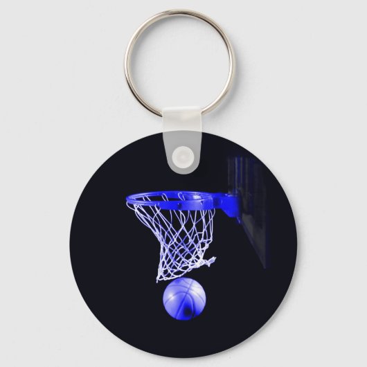 Porte-clés Basket bleu (Recto)