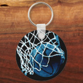Porte-clés Basket bleu (Recto)