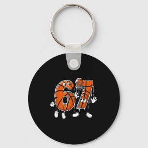 Porte-clés Basketball 67 Six Seven Mème Cool 6 7 Drôle Drip N