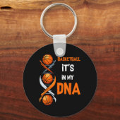 Porte-clés Basketball C'est dans mon ADN Fun Player Coach Tea (Recto)
