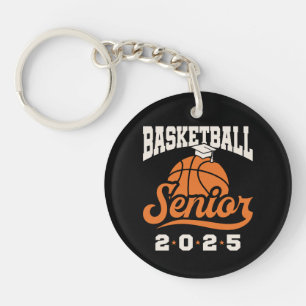 Porte-clés Basketball de classe supérieure de 2025 Graduation