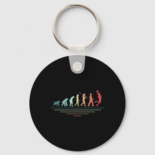 Porte-clés Basketball Evolution Basketball Player Coach Hotte (Recto)