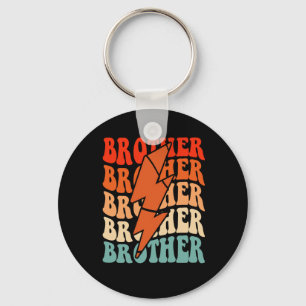 Porte-clés Basketball Frère Retro Super Lightning Bolt Gras