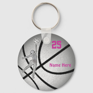 Porte-clés Basketball Gifts for Girls Team PERSONALIZED